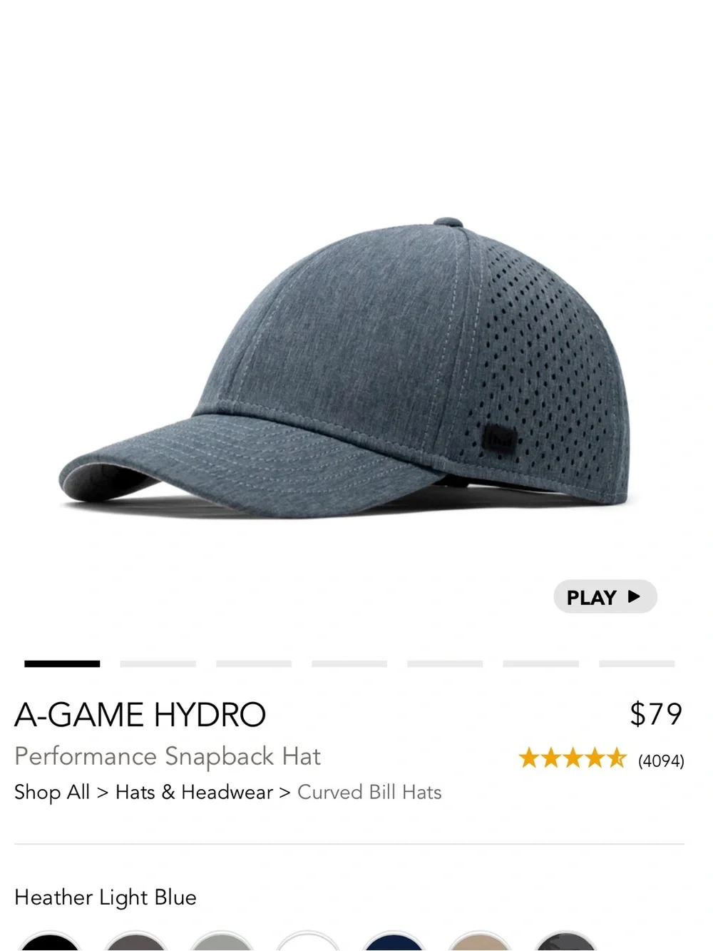 Melin A-Game Hydro SnapBack Hat